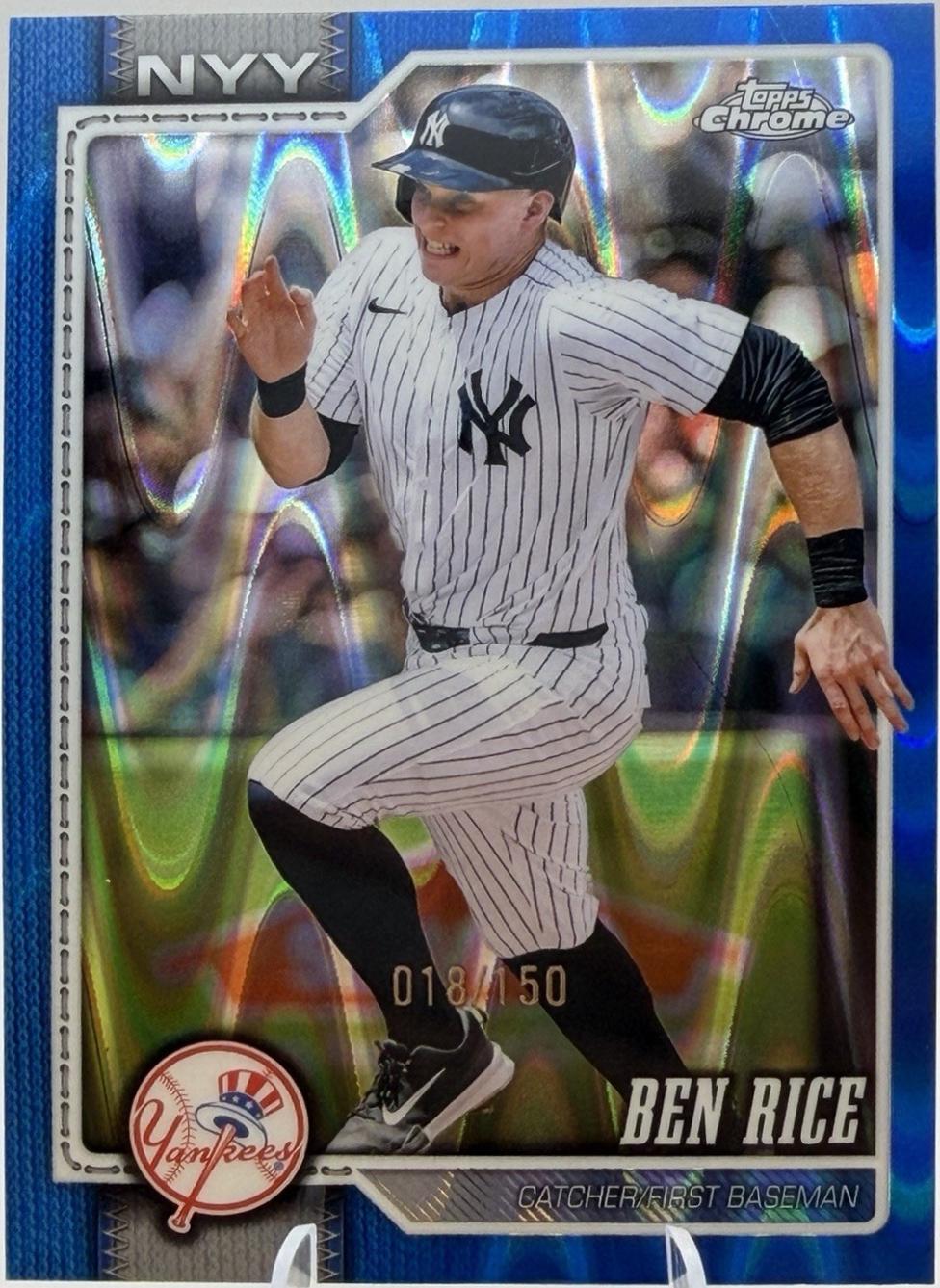 2026 Ben Rice [Blue Raywave Refractor] #295