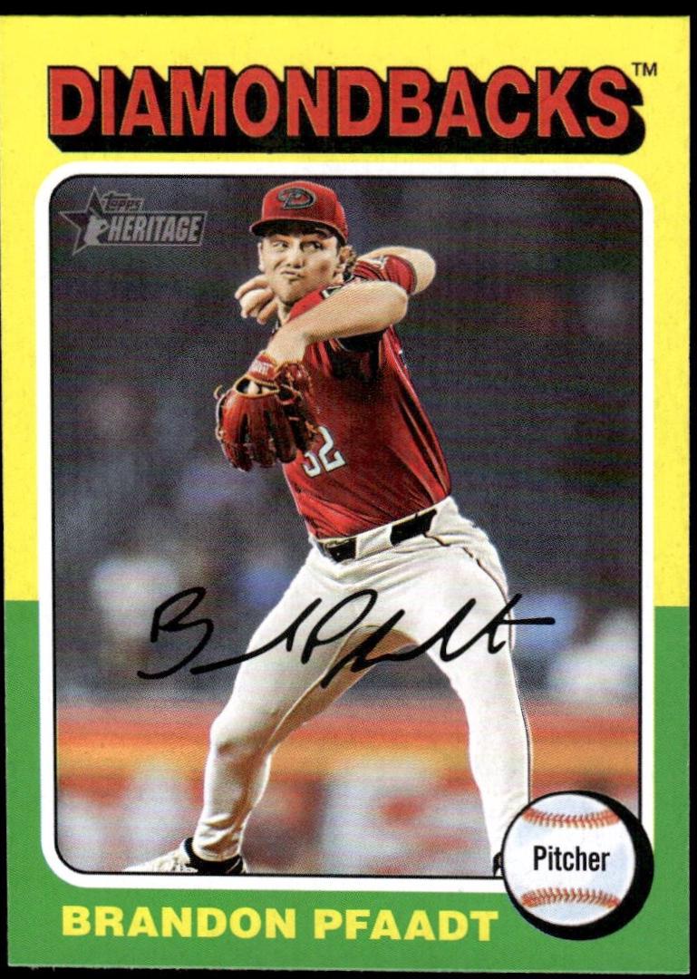 Brandon Pfaadt #656 Baseball Cards 2024 Topps Heritage