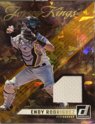 Endy Rodriguez #JK-ER Baseball Cards 2024 Donruss Jersey Kings