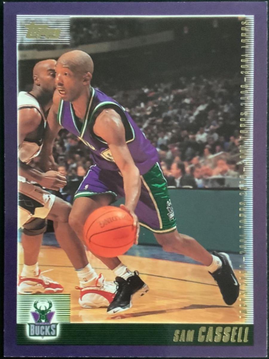 Sam Cassell #9 Basketball Cards 2000 Topps