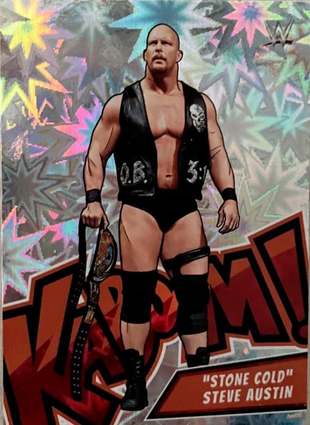 Stone Cold' Steve Austin #22 Wrestling Cards 2023 Panini Revolution WWE Kaboom
