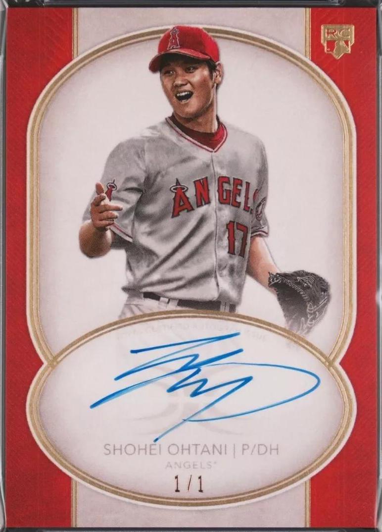 Shohei Ohtani [Red] #DRA-SO Prices | 2018 Topps Definitive Rookie
