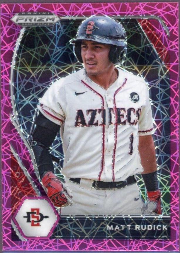 Matt Rudick [Pink Velocity Prizm] #216 Prices | 2021 Panini Prizm Draft ...