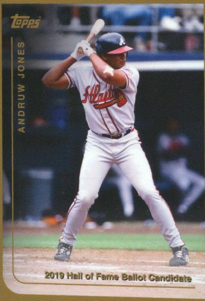 Andruw Jones #3 Baseball Cards 2019 Topps Throwback Thursday