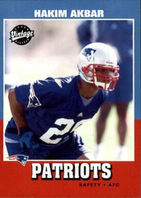 Hakim Akbar #239 2001 Upper Deck Vintage Football