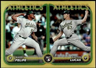 Easton Lucas & Angel Felipe [Gold Rainbow Foil] #US306