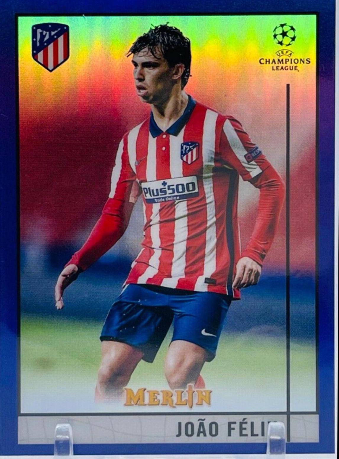Joao Felix #25 Soccer Cards 2020 Topps Merlin Chrome UEFA Champions League
