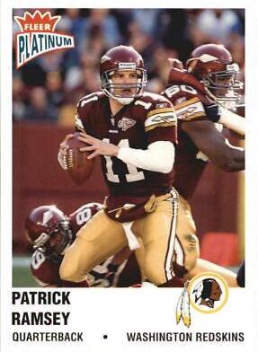 Patrick Ramsey #12 Football Cards 2003 Fleer Platinum
