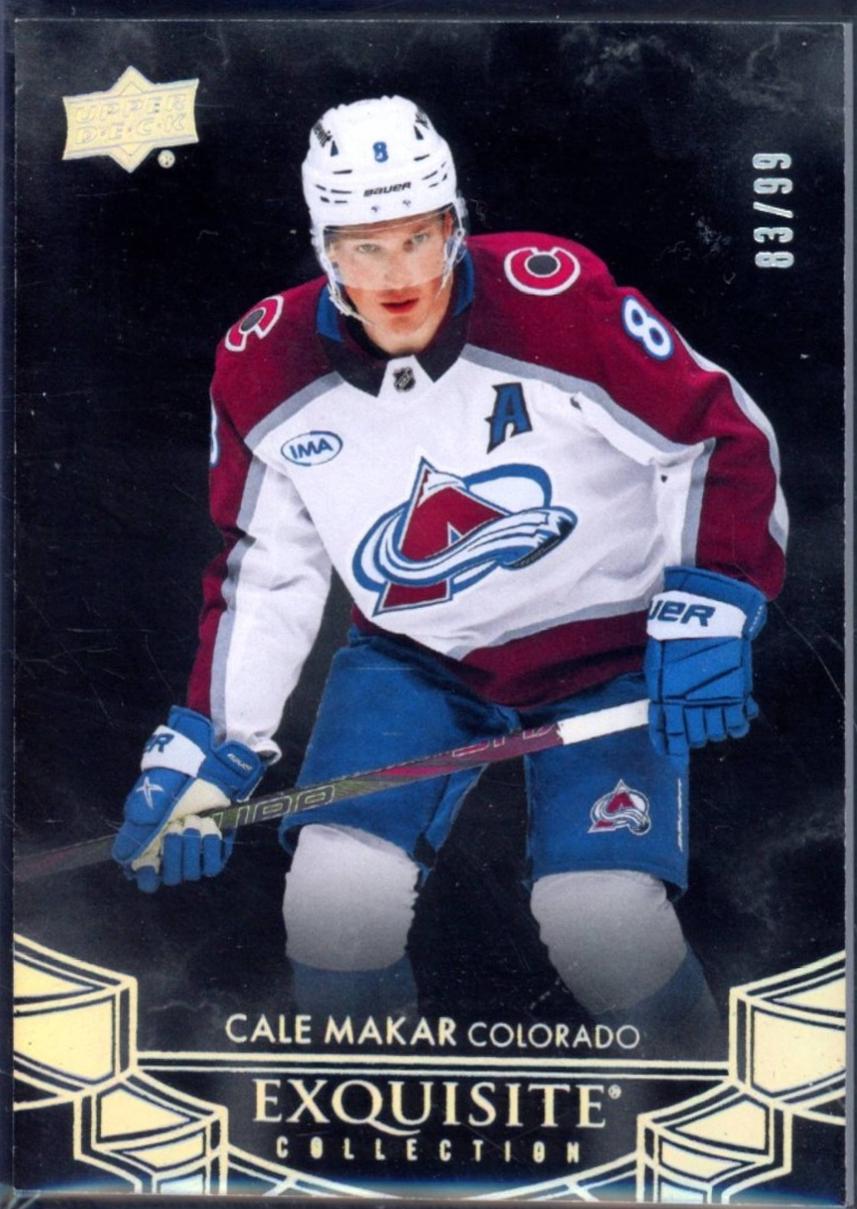 Cale Makar #EB-24 2024 Upper Deck The Cup Exquisite Collection Black Hockey