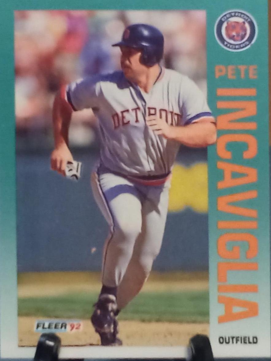 Pete Incaviglia #139 Baseball Cards 1992 Fleer