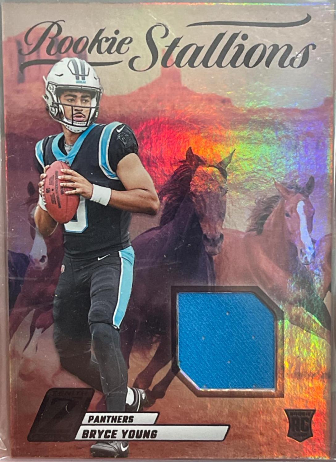Bryce Young #RS-BYG Football Cards 2023 Panini Zenith Rookie Stallions