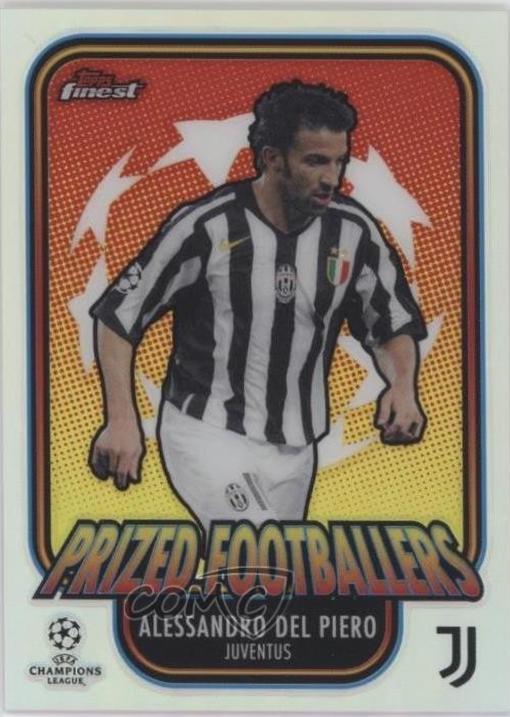 Alessandro Del Piero #PF-ADP 2020 Topps Finest UEFA Champions League Prized Footballers