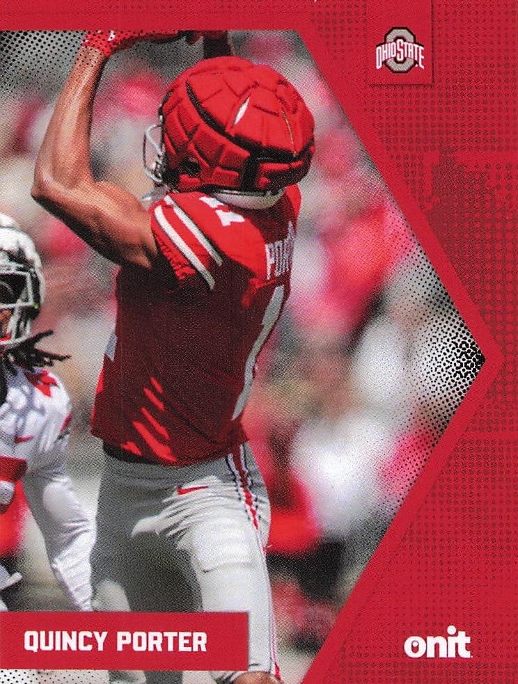 Quincy Porter #B-78 2025 Onit Athlete Ohio State Buckeyes Football