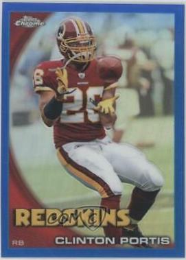 Clinton Portis #C81 2010 Topps Chrome Football