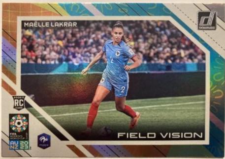 Maelle Lakrar #7 Soccer Cards 2023 Donruss FIFA Women's World Cup Field Vision