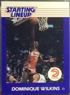 Dominique Wilkins Basketball Cards 1988 Kenner Starting LineUp