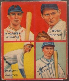 Bush, L. Waner, P. Waner, W. Hoyt