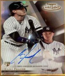 Clint Frazier #FA-CF Baseball Cards 2018 Topps Gold Label Framed Autograph