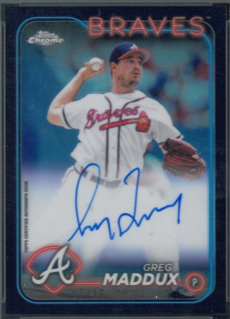 Greg Maddux [Black Refractor] #CLA-GM Prices | 2024 Topps Chrome 