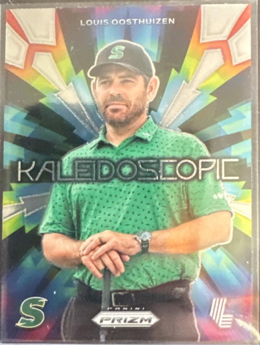 Louis Oosthuizen #4 Golf Cards 2024 Panini Prizm LIV Kaleidoscopic