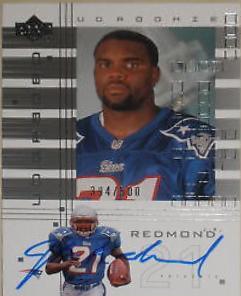 J.R. Redmond #142 2000 Upper Deck Graded Football