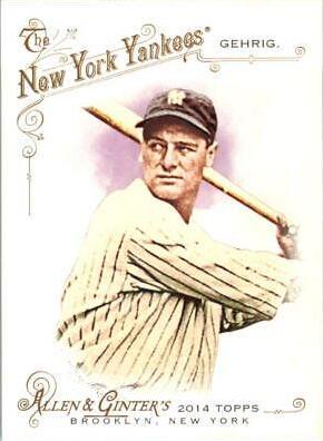 Lou Gehrig #41 2014 Topps Allen & Ginter Baseball