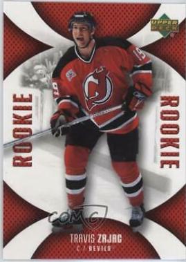 travis zajac #111 Hockey Cards 2006 Upper Deck Mini Jersey Collection