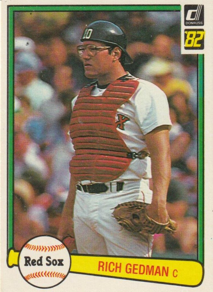 Rich Gedman #512 Baseball Cards 1982 Donruss