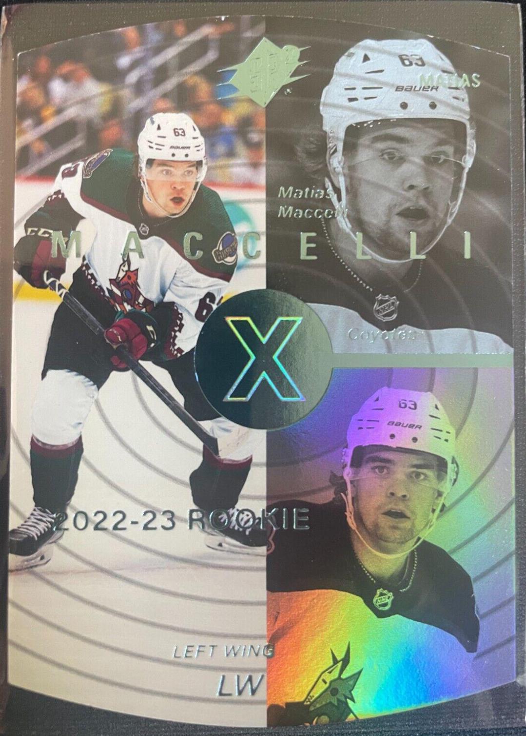 Matias Maccelli #SPX-22 Hockey Cards 2022 Upper Deck 1997-98 SPx Retro