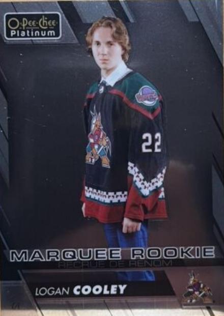Logan Cooley #P-LC Hockey Cards 2023 O-Pee-Chee Platinum Preview