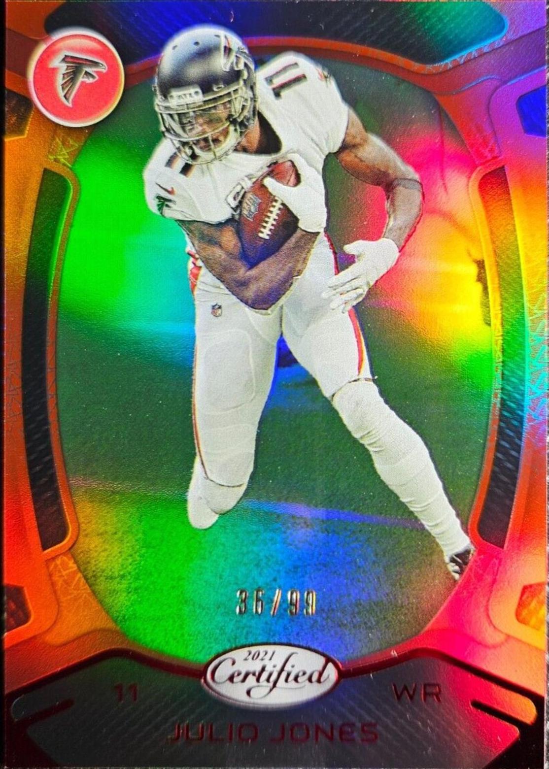 Julio Jones [Red] #76 Prices | 2021 Panini Certified | Football Cards