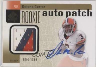 Delone Carter #234 2011 Sp Authentic Football
