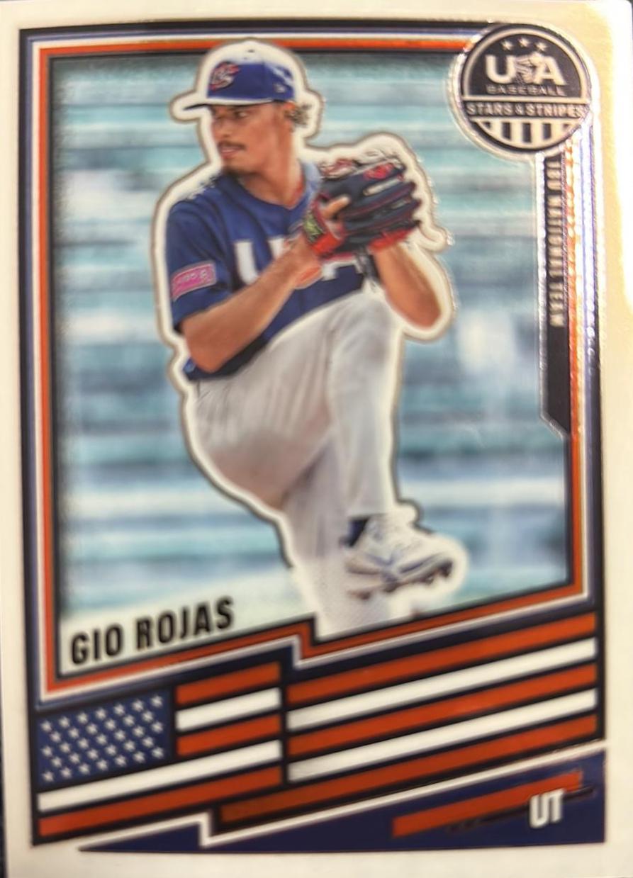 Gio Rojas #119 2026 Panini Stars And Stripes Prizm USA Baseball