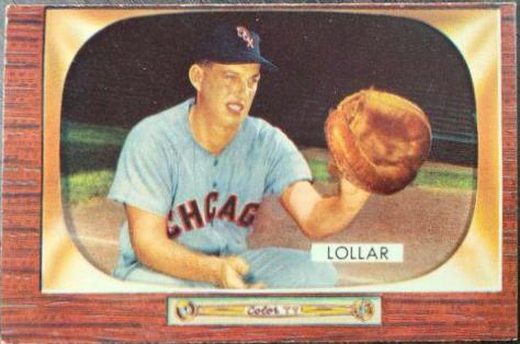 Sherman Lollar #174 1955 Bowman Baseball