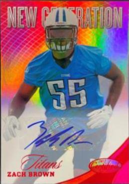 Zach Brown [Mirror Red Autograph] #313
