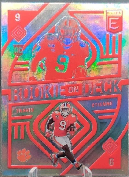 Travis Etienne Jr. #RD14 2021 Panini Donruss Elite Rookie On Deck Football