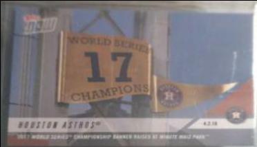 Houston Astros #25 Baseball Cards 2018 Topps Now