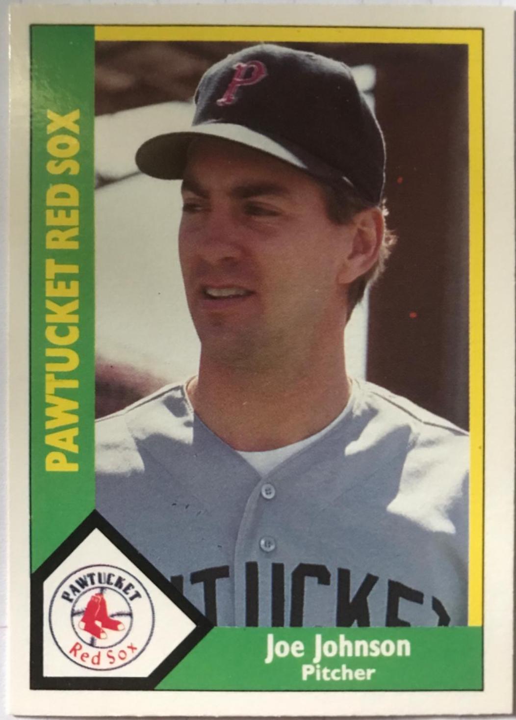 Joe Johnson #7 Baseball Cards 1990 CMC Pawtucket Red Sox
