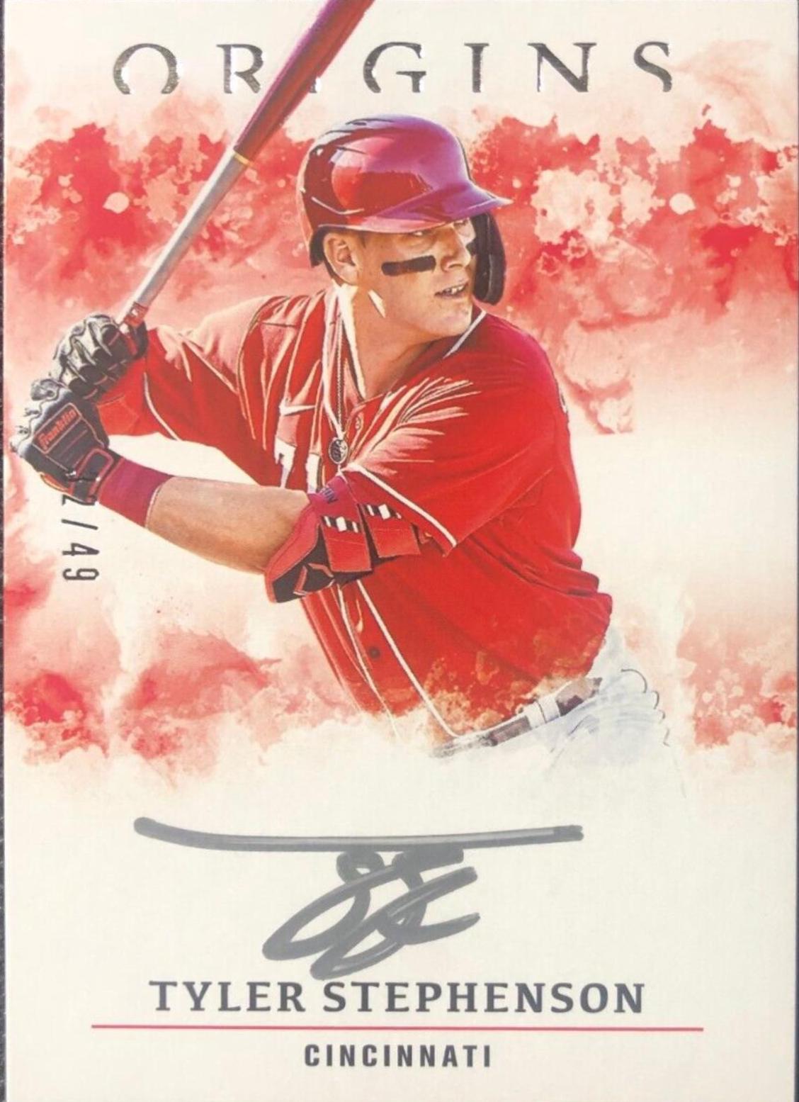 Tyler Stephenson #OASI-TS 2021 Panini Chronicles Origins Autographs Baseball