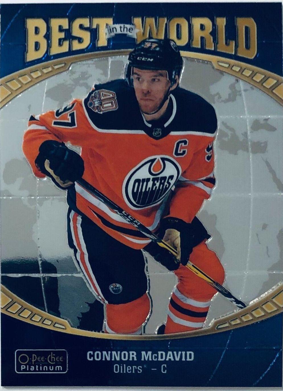 Connor McDavid #BW-6 Hockey Cards 2019 O-Pee-Chee Platinum Best in the World