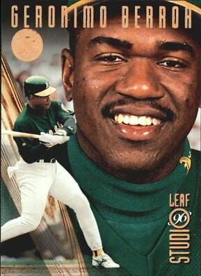 geronimo berroa #35 Baseball Cards 1996 Studio