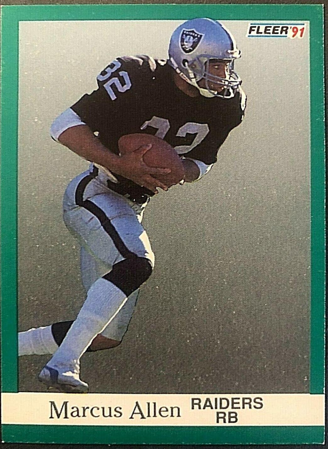 Marcus Allen #102 Football Cards 1991 Fleer