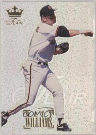 Matt Williams #8 Baseball Cards 1994 Flair