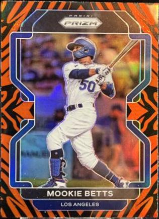 Mookie Betts [Tiger Stripe Prizm] #191