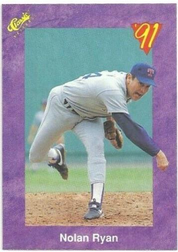 Nolan Ryan #196 1991 Classic Baseball