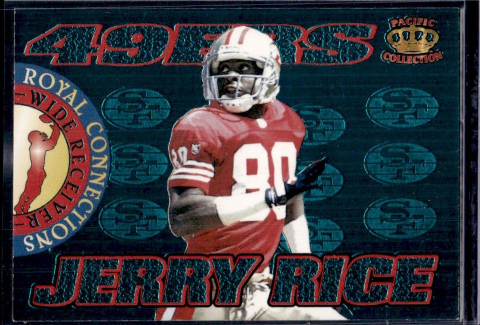 Jerry Rice #RC-1b 1995 Pacific Prisms Connections Football