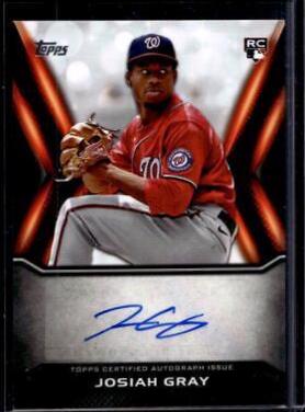 Josiah Gray #TJA-JGR Baseball Cards 2022 Topps Japan Edition Autograph
