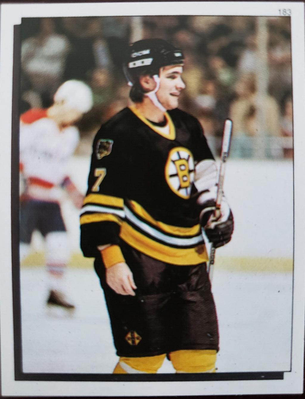 Ray Bourque #183 Hockey Cards 1984 O-Pee-Chee Sticker