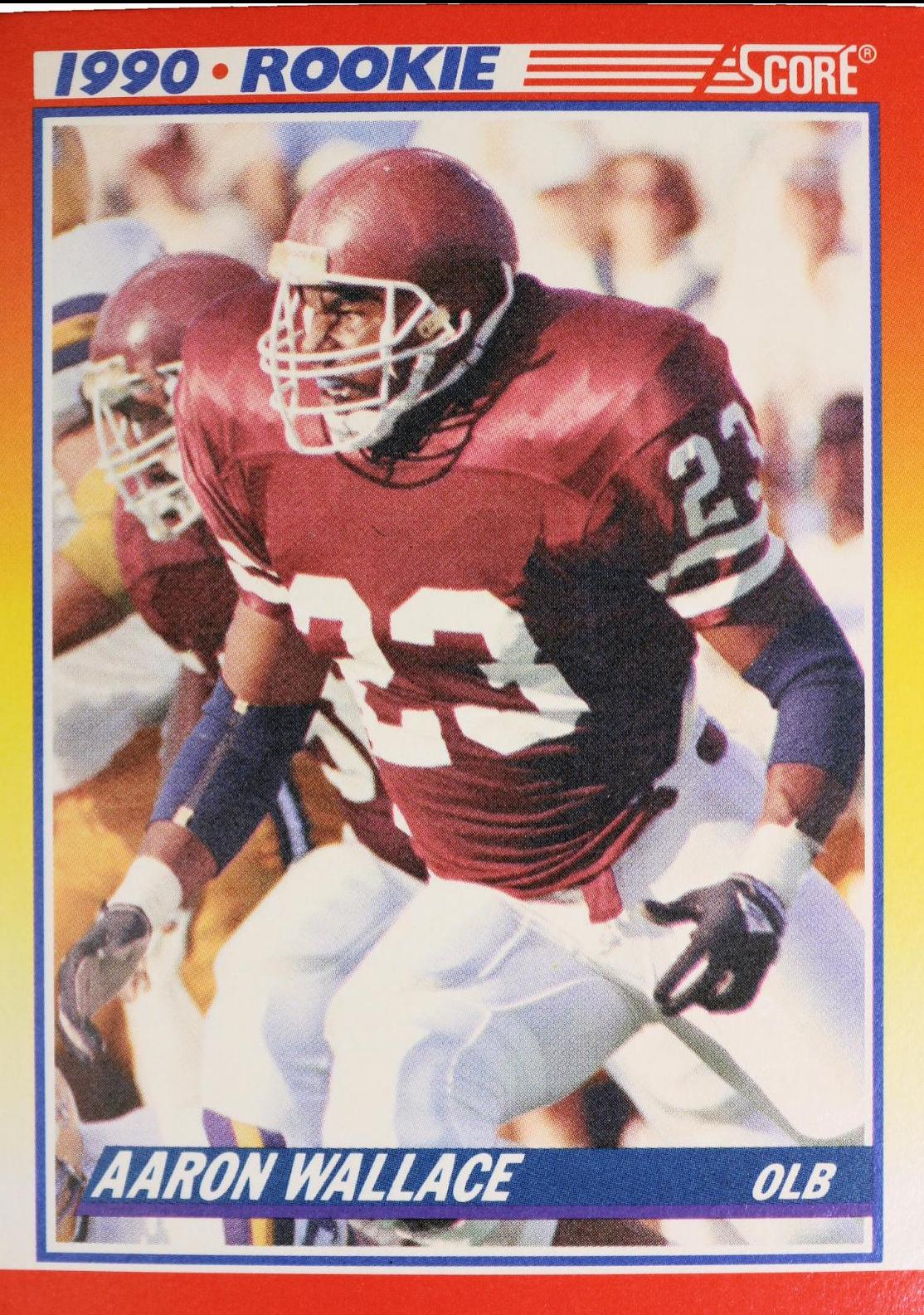 Aaron Wallace #620 Football Cards 1990 Panini Score
