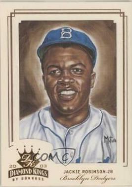 Jackie Robinson #160 2003 Donruss Diamond Kings Baseball